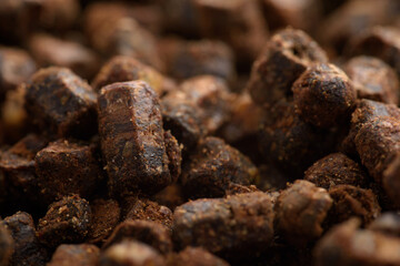 Macro photography of natural bee pollen in high resolution