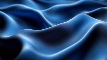 Dynamic blue particle wave. Futuristic point glowing wave and flow digital structure. Data technology with isolated on black background vector illustration wallpaper.