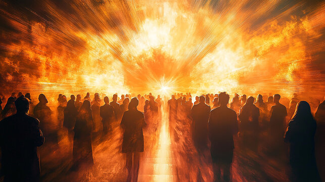 Old retro devote hebrew jewish act cloth young pure human girl face happy joy thank lord Jesus Christ. Burn male dove hope new gift give gospel tongue sign icon light dark black room text space card