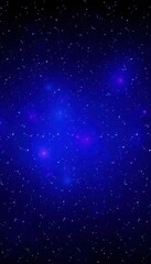 Fototapeta premium starry night sky with a few stars and a few purple ones