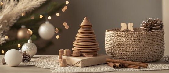 christmas tree and gifts