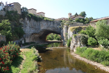 Vista de Puentedey, Burgos.