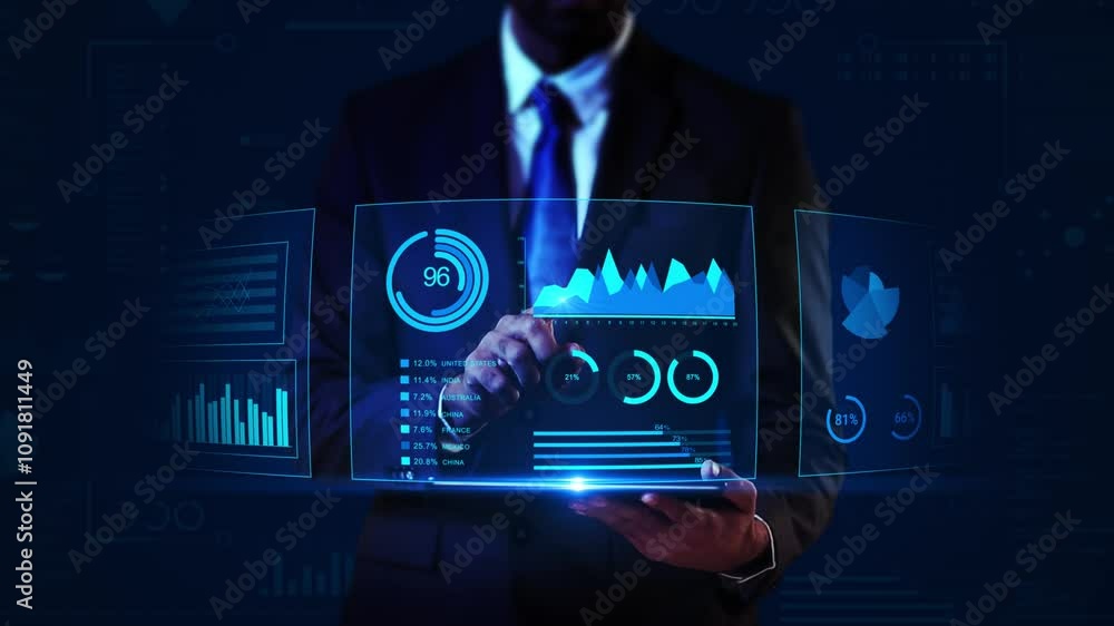 Aufkleber futuristic user interface visual hud and infographic elements virtual display hud circles. digital d