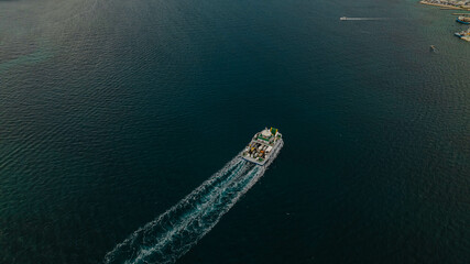 Ship on the sea © Aleks