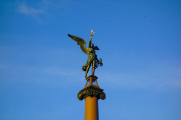 Statue of an angel in prague