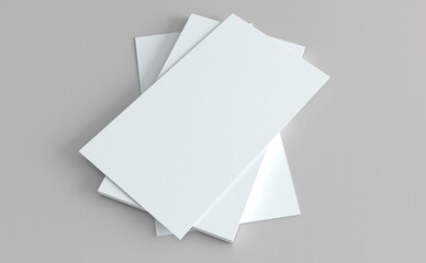 Cv, resume, letterhead, invoice mockup. Stack of A4 papers on a grey background.
