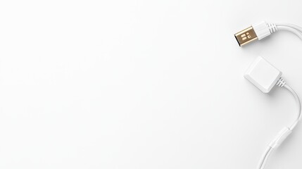 High-resolution electric plug and cable on a clean, light background for versatile web design applications and cover usage