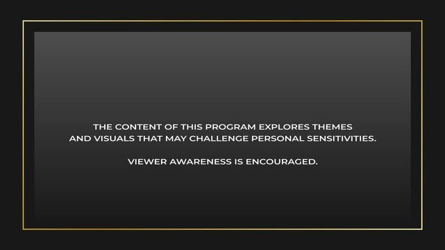Attention. Viewer Content Awareness Information Notice