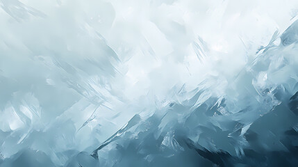Obraz premium Frosted glass texture in cool, icy tones with delicate crystalline patterns for a wintry feel. Frosted Glass Patterns. Illustration