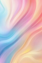 Fototapeta premium Soft Colorful Wavy Abstract Background with Pastel Hues