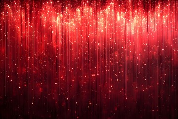 Abstract matrix red background