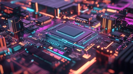 Fototapeta premium Abstract Technology Background