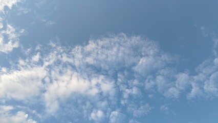 blue sky with clouds