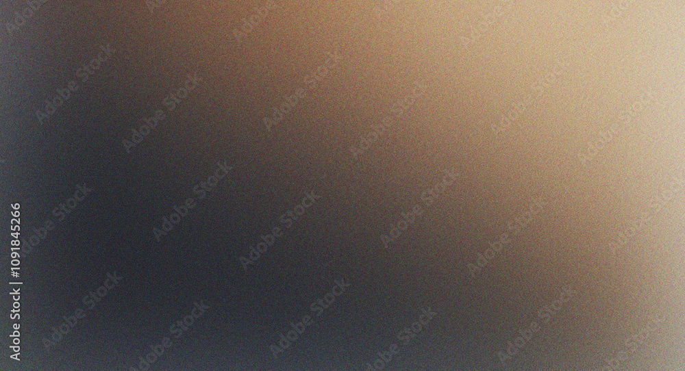 Poster ethereal navy blue and orange noise texture effect background with soft abstract tones