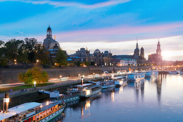 Embankment of Dresden, Germany