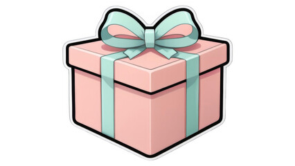 Obraz premium Sticker of Gift