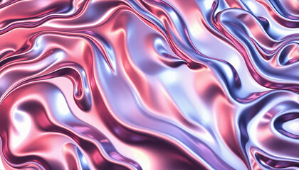 Obraz premium abstract background of shiny purple and pink metallic veiny cloth