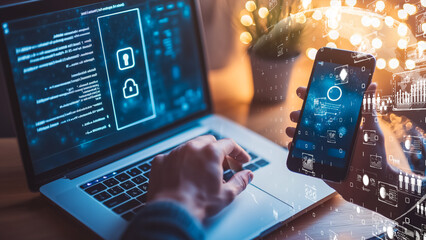 Technology interaction scene, user engaging with multi-device ecosystem