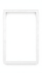 Fototapeta premium Frame mockup design isolated with white highlights, png