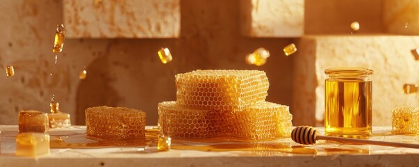 31. Collections of Authentic Mediterranean Honeycomb  