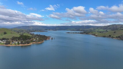 Aerial photo of Bonnie Doon Victoria Australia