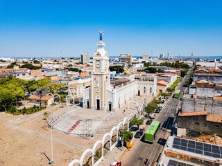 Aerial view of the Cathedral of Juazeiro do Norte, Ceara