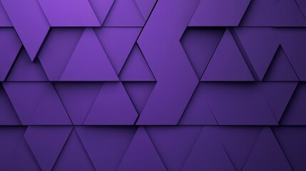 Obraz premium Immerse in this sleek dark purple metallic background featuring geometric triangles and smooth gradient effects.