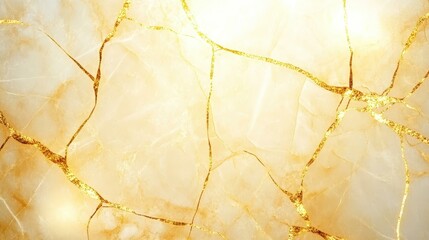 Fototapeta premium Discover stunning golden marble patterns with a radiant shine, perfect for artistic and decorative projects.