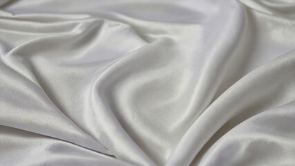 Fototapeta premium Flowing Satin Fabric with Soft Folds 
