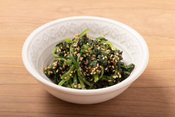 三つ葉のごま和え