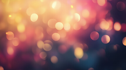 Obraz premium Soft abstract bokeh background in warm yellow and pink hues 