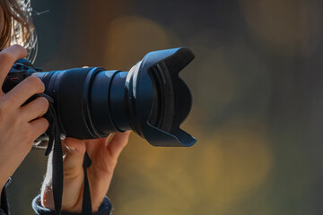 person taking a photo