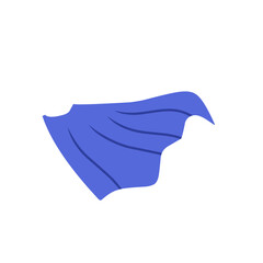 blue superhero cape vector design