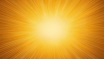 Obraz premium Yellow sun burst background with a white center, frame , space for text