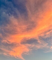 Fototapeta premium sunset in the sky