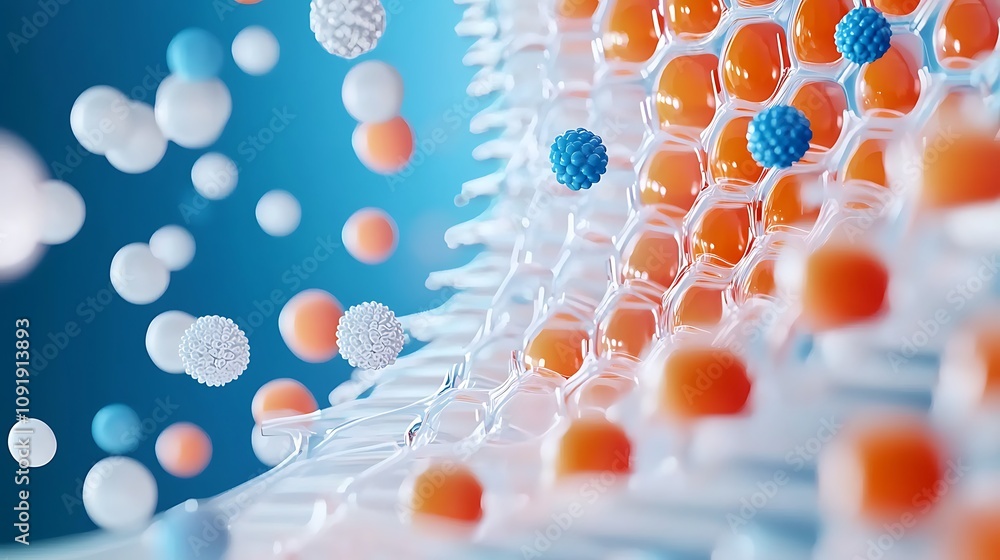 Poster abstract representation of molecular structure and dynamics