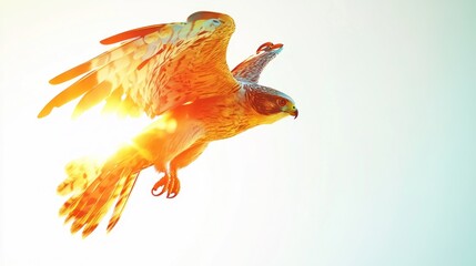 Fototapeta premium A Hawk in Flight