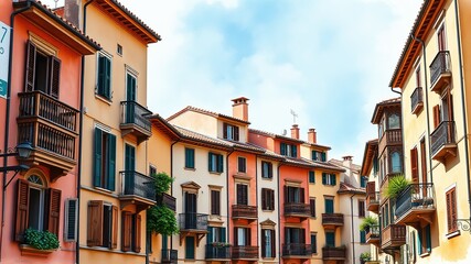 Naklejka premium street country