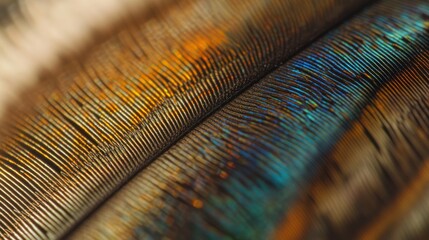 Peacock Feather Close-up