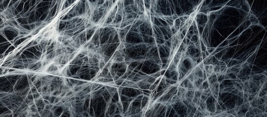 Fototapeta premium Wool Spider Web Halloween Background