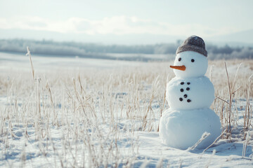 Obraz premium Snowy Winter Landscape