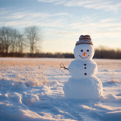 Fototapeta premium Snowy Winter Landscape