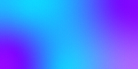 Blue purple grainy gradient vertical glowing abstract light wave on black noise texture background .Neon purple blue and mint green colorful gradient background Best design for your ad, poster, bann.	