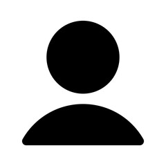 user icon, login account sign, male person profile avatar symbol in circle . app web vector icon