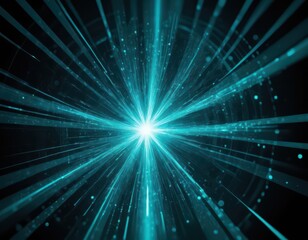 Obraz premium fractal burst background