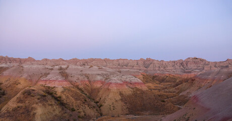 Dawn Over the Badlands South Dakota