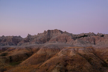 Dawn Over the Badlands South Dakota