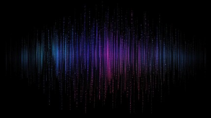 Dynamic soundwave visualization digital art abstract dark background artistic concept