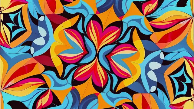Abstract Ethno Pattern