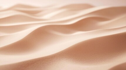 Fototapeta premium Soft, undulating sand dunes in warm tones